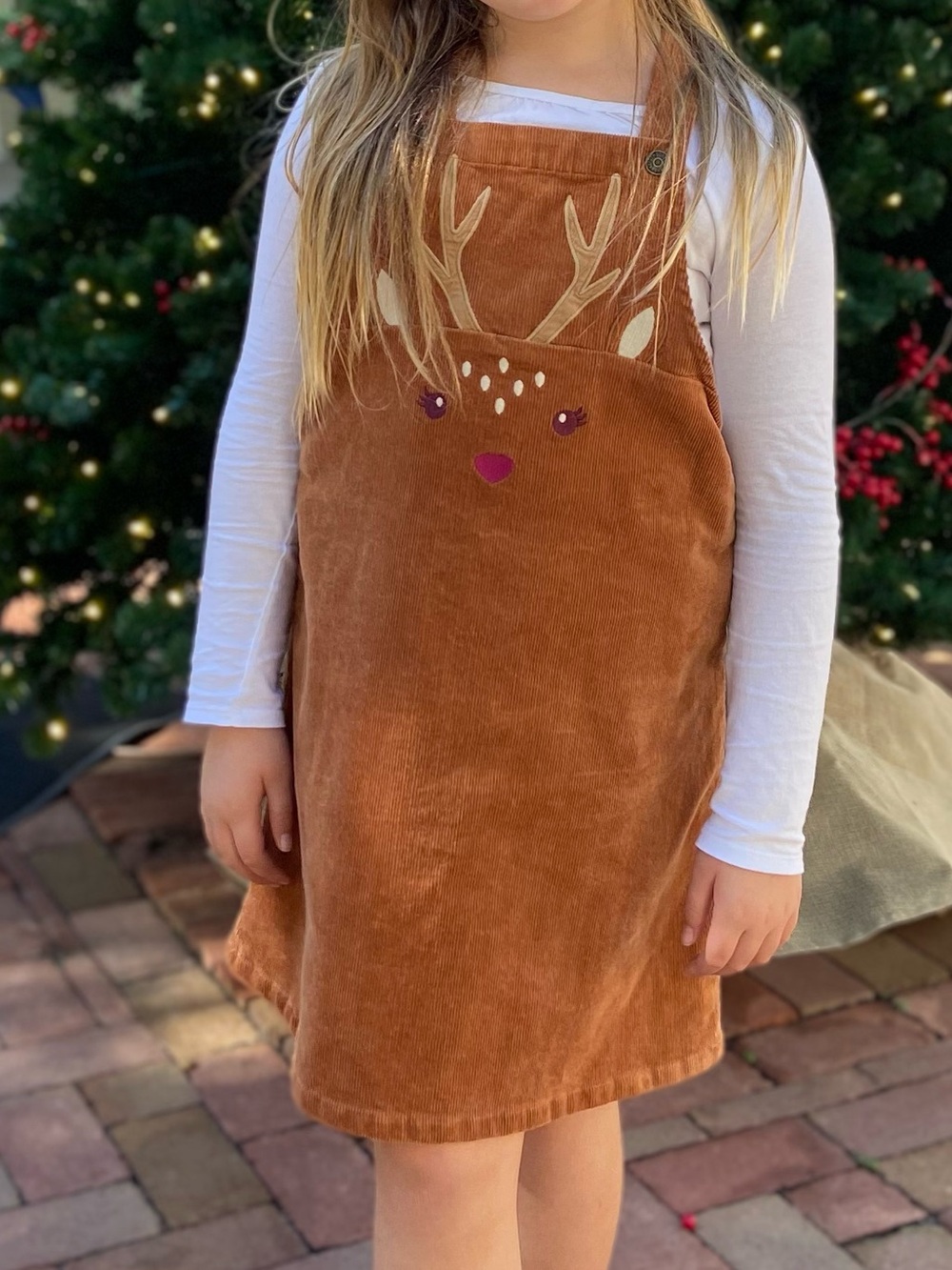 Gymboree Girls Embroidered Deer Corduroy Skirtall